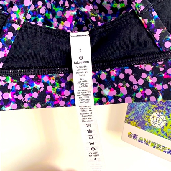 RARE NWT Lululemon Seawheeze Reflective Energy Bra - Picture 5 of 6